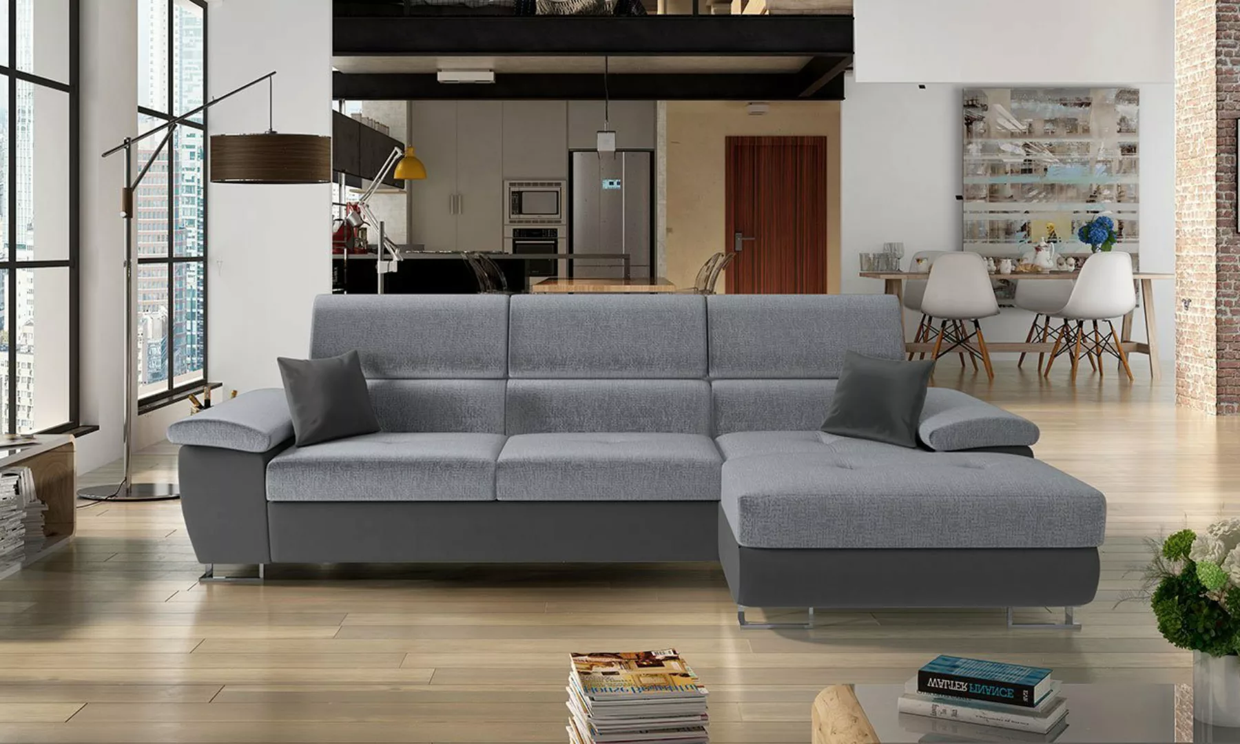 MIRJAN24 Ecksofa Cotere Mini Premium, mit Schlaffunktion und Bettkasten, Po günstig online kaufen