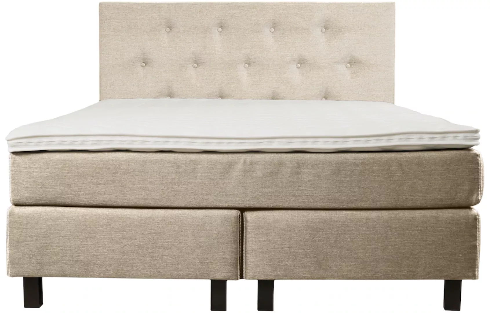 INOSIGN Boxspringbett "Alenika", mit LED - Beleuchtung, mit Taschen-Federke günstig online kaufen