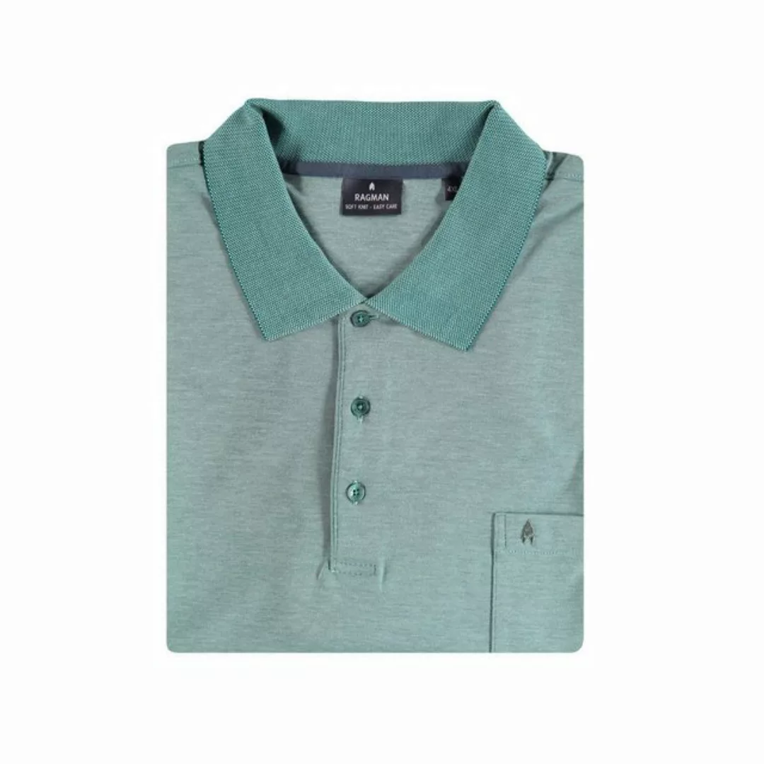 RAGMAN Poloshirt grün regular (1-tlg) günstig online kaufen