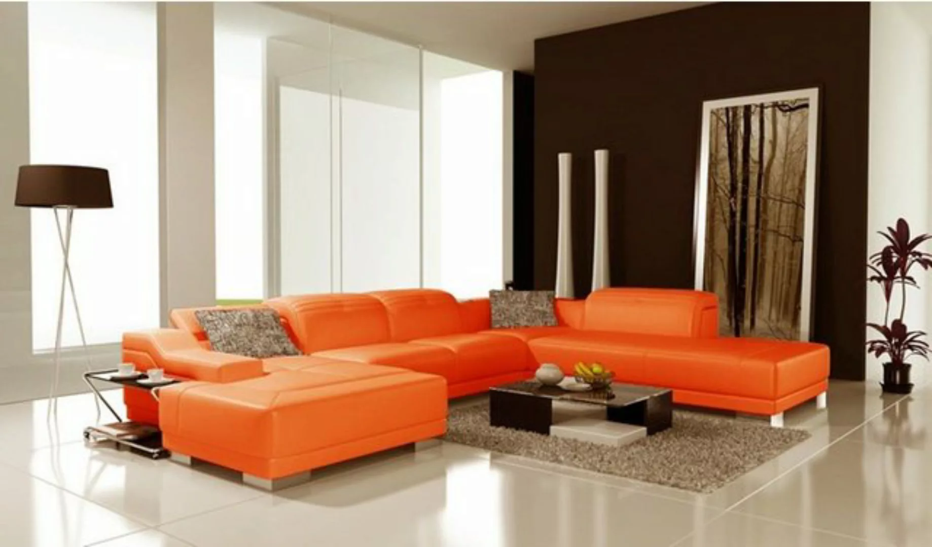 JVmoebel Ecksofa, Garnitur Polster Ecke Couch Design Couch Luxus Couchen Le günstig online kaufen