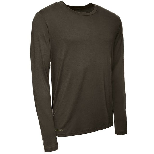 Kaipara - Merino Sportswear Langarmshirt Merino Longsleeve Herren Regularfi günstig online kaufen