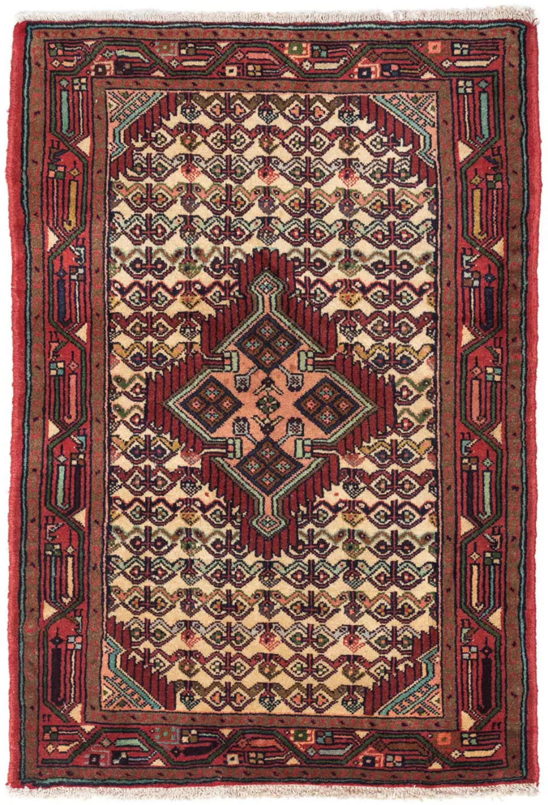 morgenland Wollteppich »Täbriz - 40 Raj Medaillon Marrone 256 x 248 cm«, re günstig online kaufen