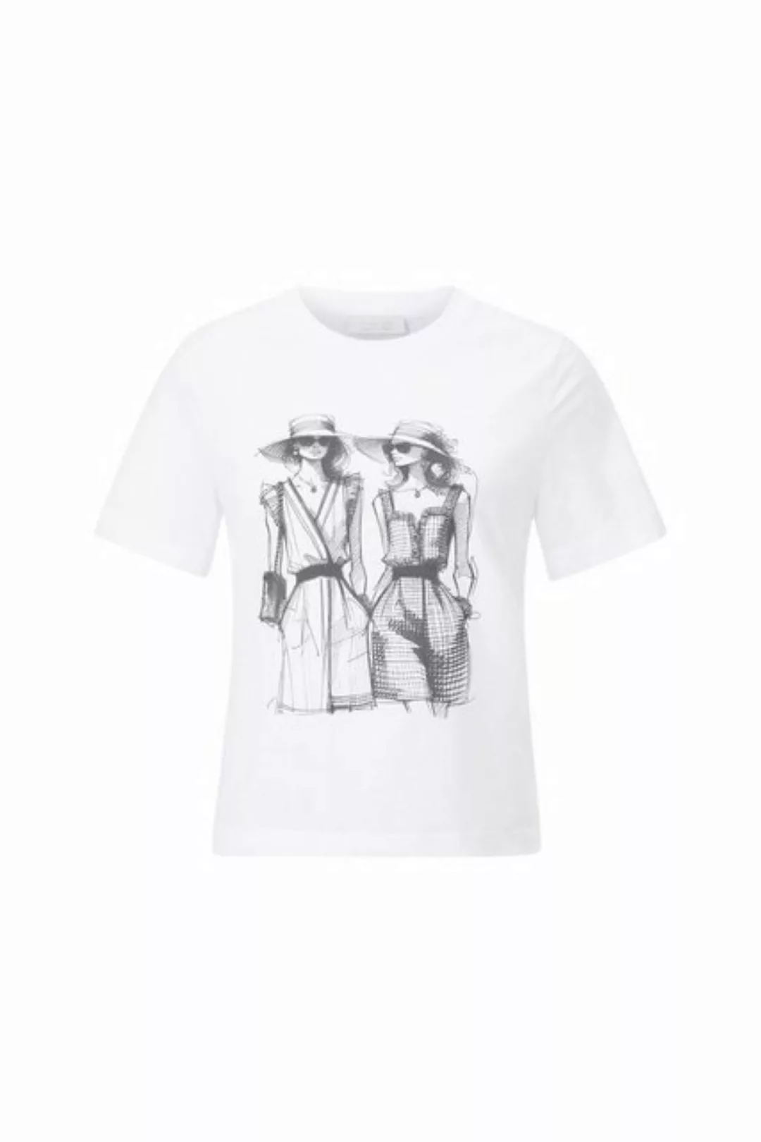 Rich & Royal T-Shirt Elegant Fit T-Shirt Women organic, white günstig online kaufen