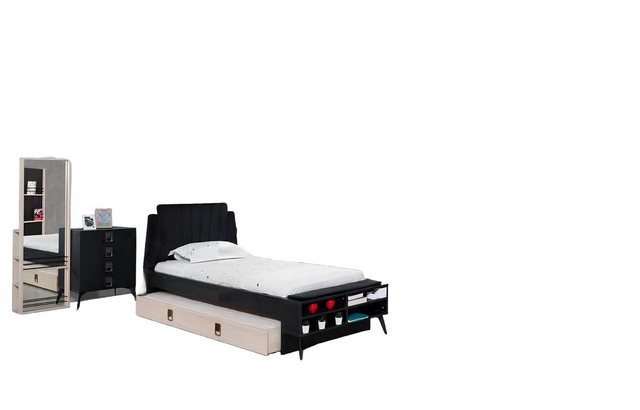 Xlmoebel Bett 5-teiliges Set für das Jugendzimmer mit Designer-Möbeln: Bett günstig online kaufen