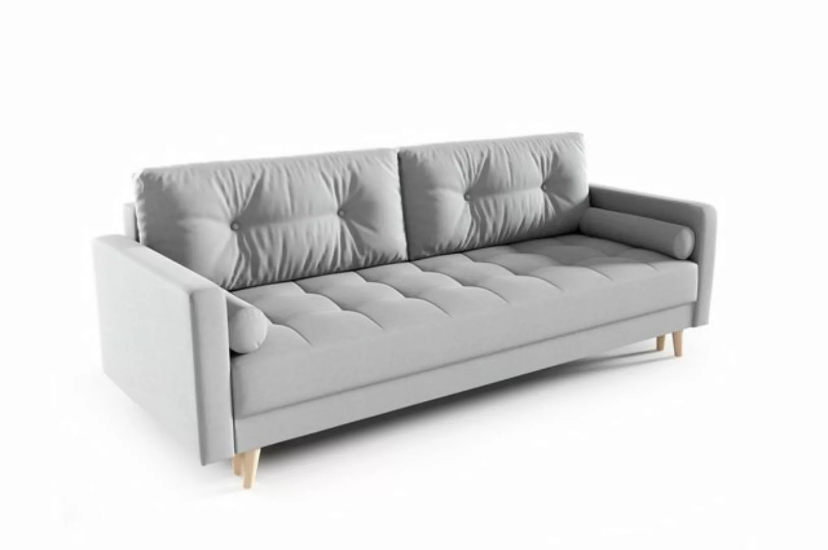 MOEBLO Schlafsofa DOMIA, Sofa im skandinavischen Stil Sofagarnitur Wohnland günstig online kaufen