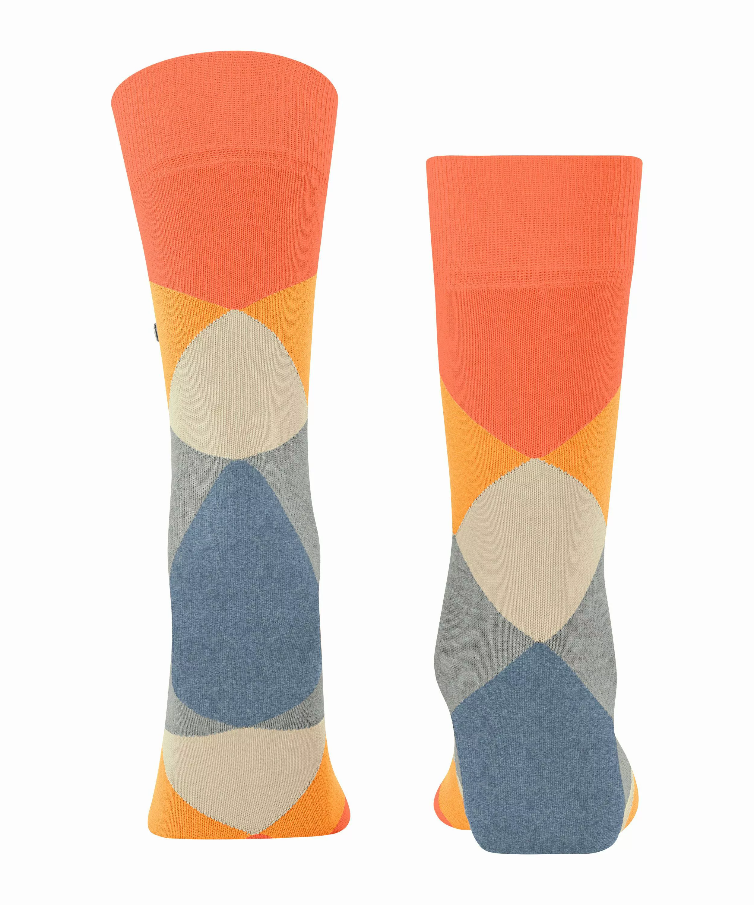 Burlington Clyde Herren Socken, 40-46, Mehrfarbig, Raute, Baumwolle, 20942- günstig online kaufen