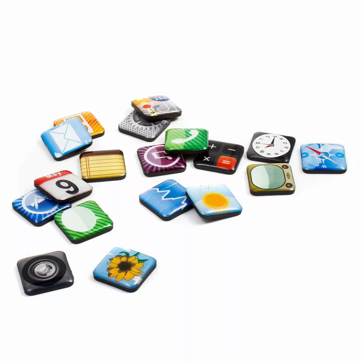 Goods+Gadgets Dekomagnet App Kühlschrankmagnete, (Magnete, 18-St) günstig online kaufen