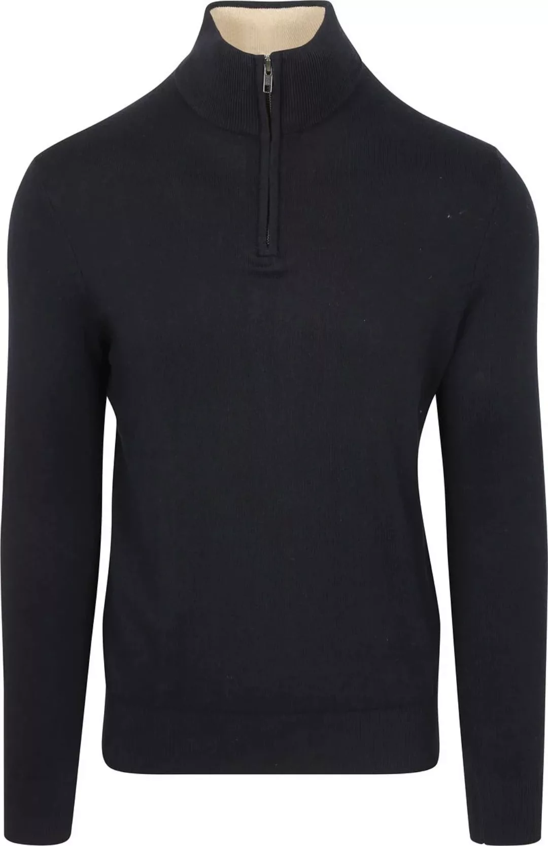 Steppin' Out Half-Zip Pullover Cotton Cashmere Navy - Größe 3XL günstig online kaufen