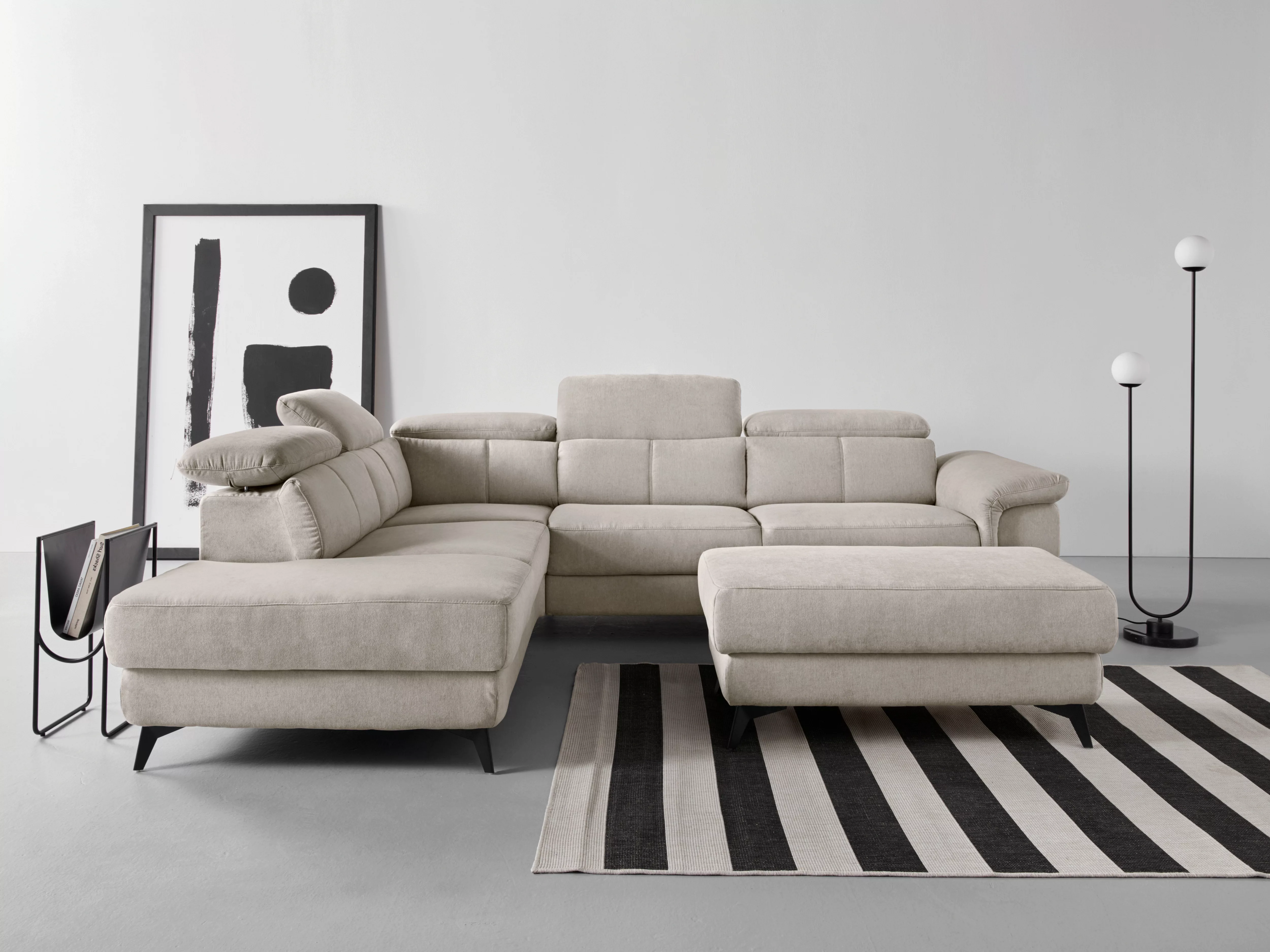 COTTA Ecksofa "Springs L-Form" günstig online kaufen