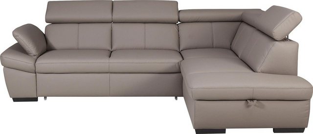 exxpo - sofa fashion Ecksofa "Salerno, inkl. Kopf- und Armteilverstellung, günstig online kaufen