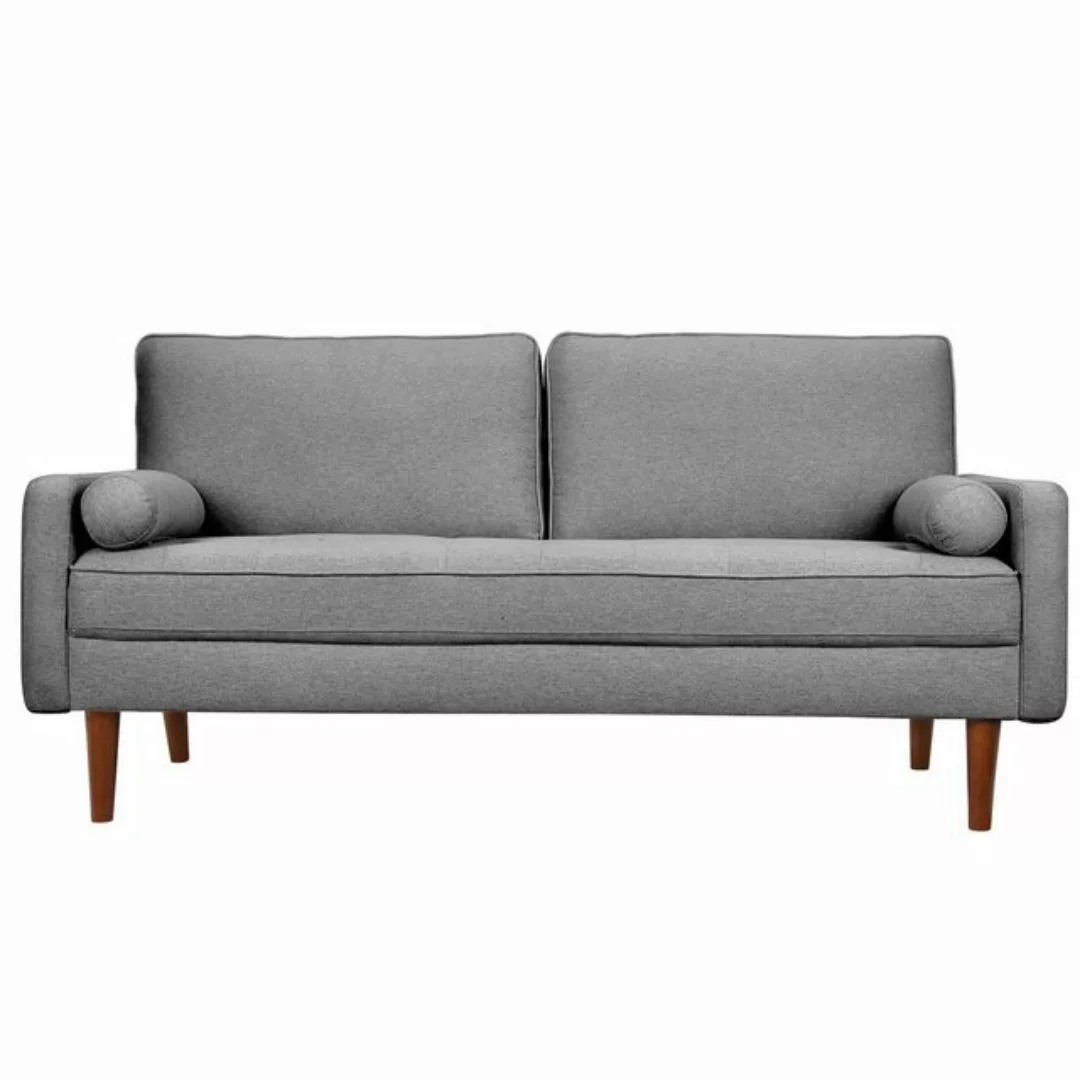 OUNUO Sofa 2-Sitzer Modernes Polstersofa 3-Sitzer Couch m. 2 Kissen und Arm günstig online kaufen