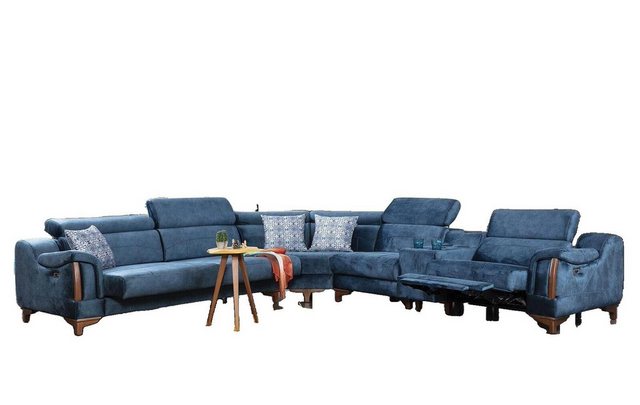 JVmoebel Ecksofa Luxus Textil Ecksofa L Form Stoff Modern Couch Wohnzimmer günstig online kaufen