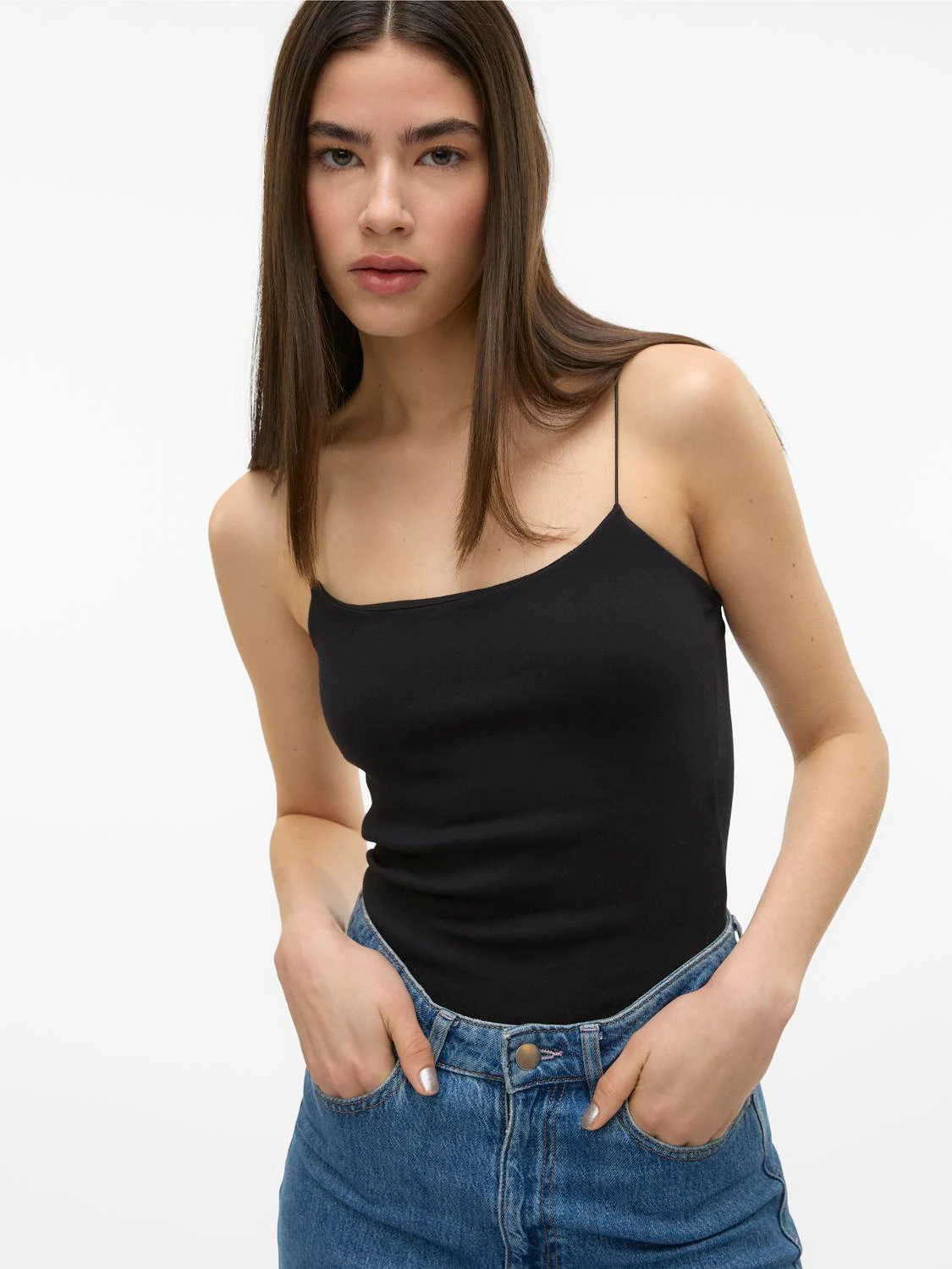 Vero Moda Spaghettitop "VMCAM SHORT SINGLET JRS NOOS" günstig online kaufen