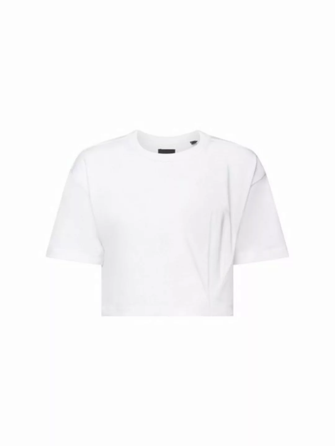 Esprit Collection T-Shirt Rundhals-T-Shirt aus Jersey in Cropped-Länge (1-t günstig online kaufen