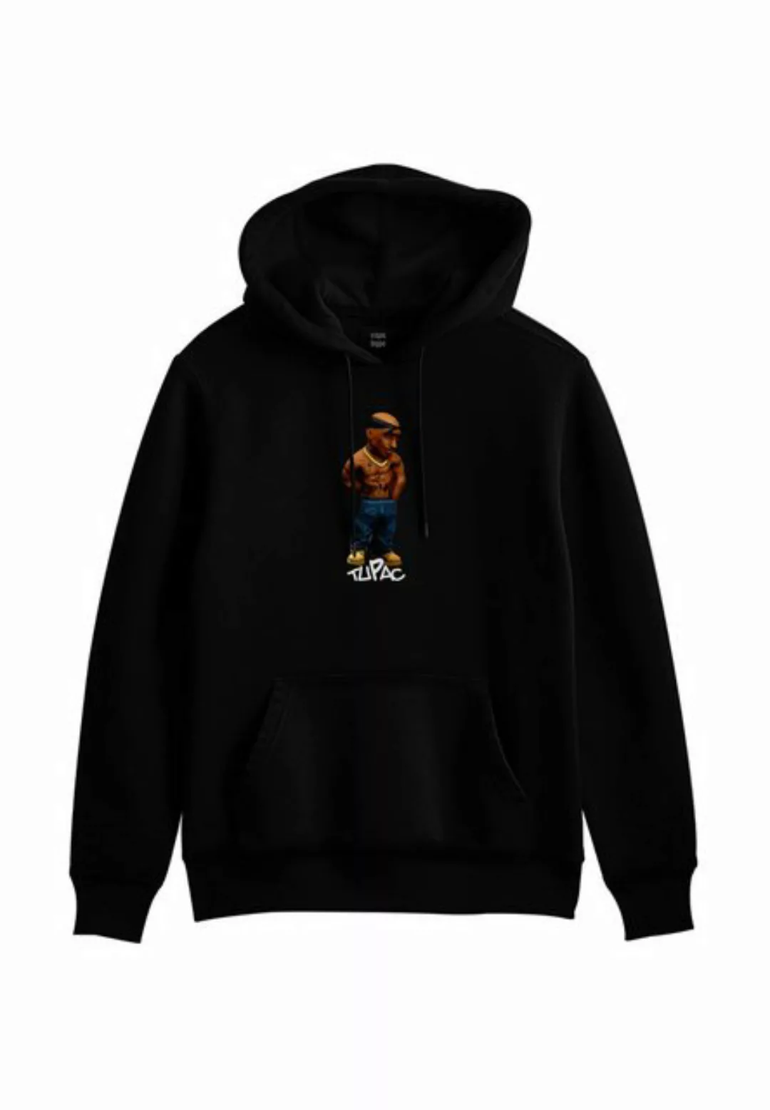 Novux Hoodie Tupac Character Herren Hoodie farbe Schwarz günstig online kaufen