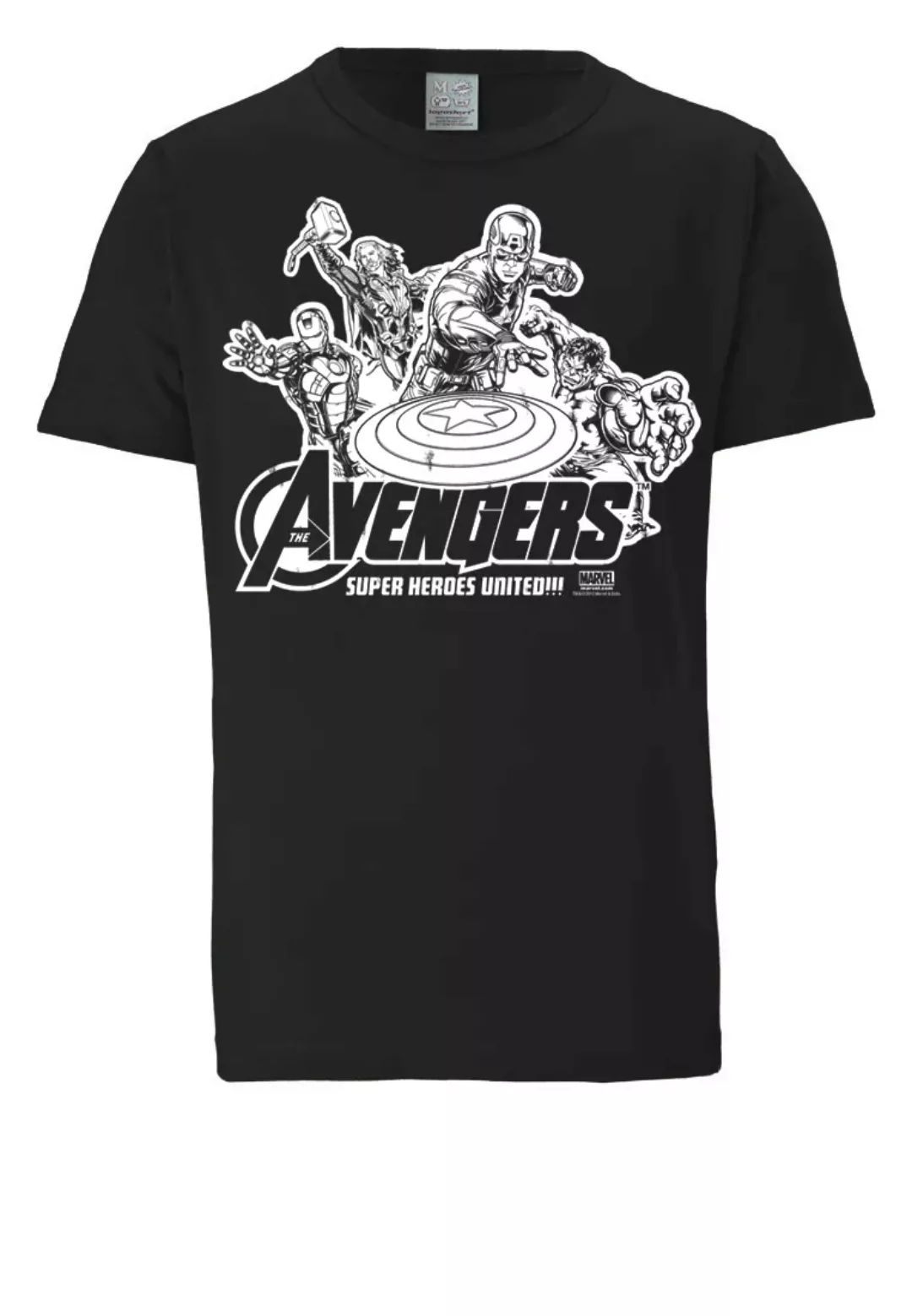 LOGOSHIRT T-Shirt "Avengers - Marvel - Heroes United", mit auffälligem Prin günstig online kaufen