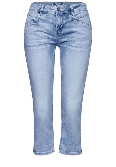 STREET ONE Regular-fit-Jeans Style LTD QR Jane,mw,bleached, Light Blue Rand günstig online kaufen