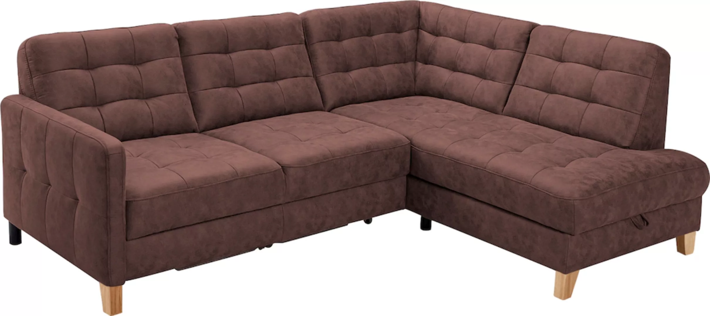 exxpo - sofa fashion Ecksofa "Elio, kompakt und komfortabel, bequem, zeitlo günstig online kaufen