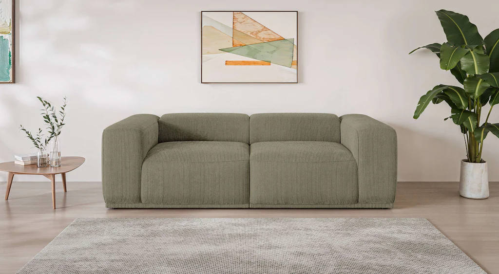 s.Oliver Big-Sofa "EMMERIK Designersofa, 3-Sitzer mit Wellenfederung, B/T/H günstig online kaufen