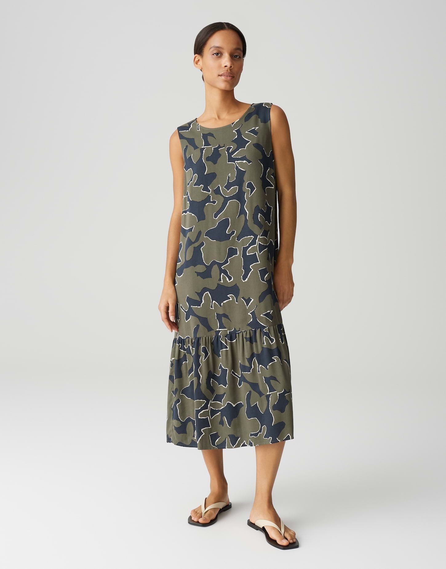Opus  Maxikleider Kleid für Damen in marineblau günstig online kaufen