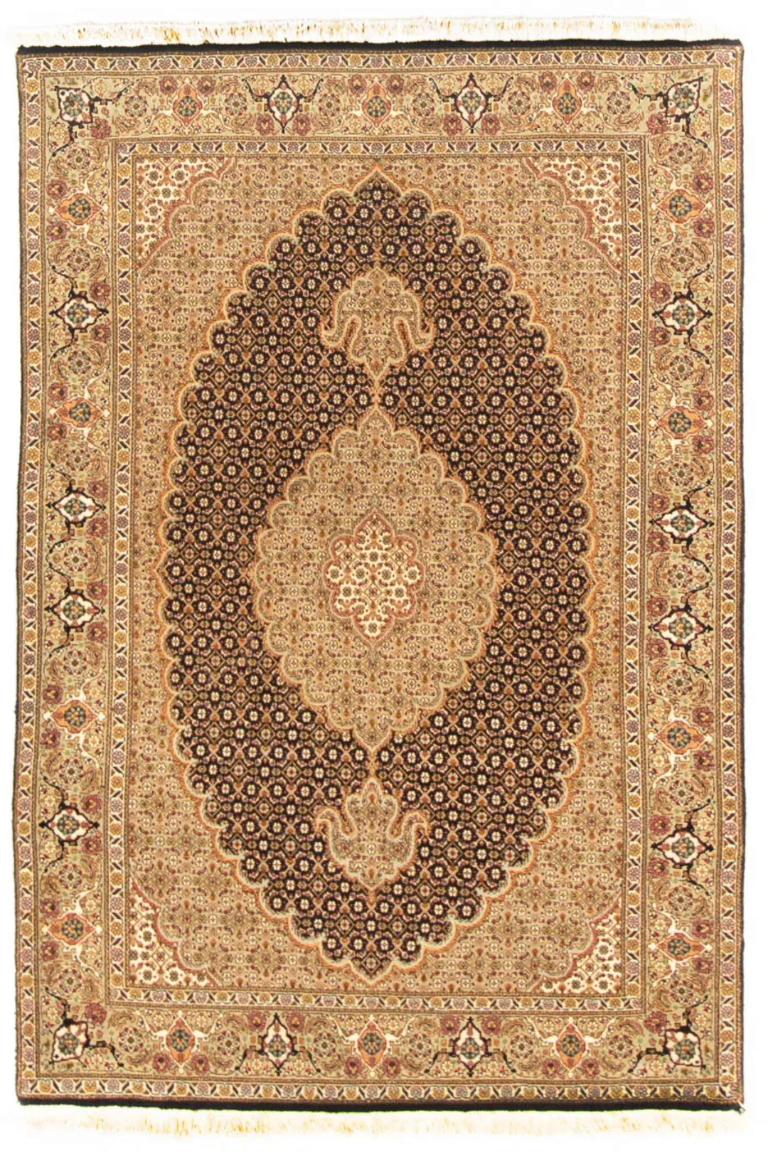 morgenland Orientteppich »Perser - Täbriz - Royal - 146 x 101 cm - dunkelbl günstig online kaufen