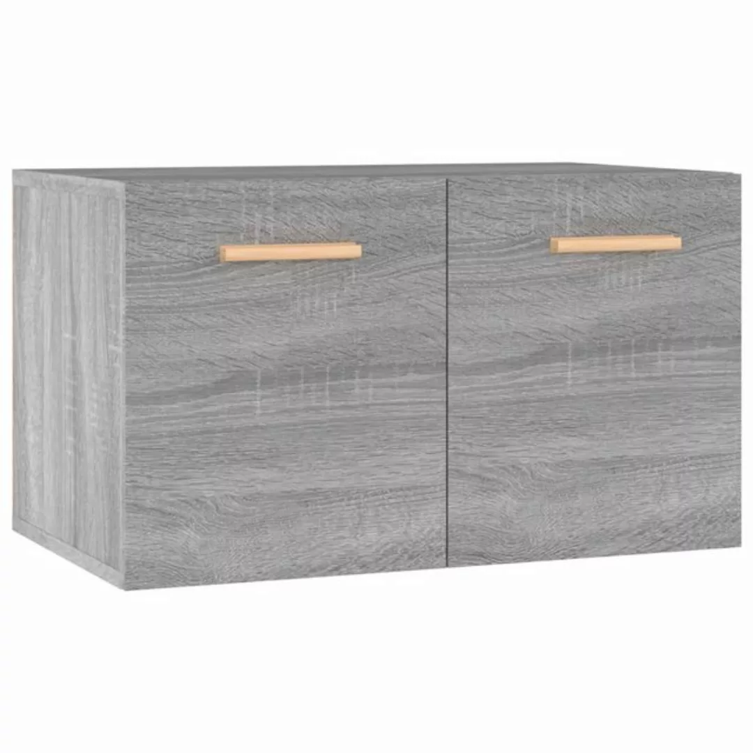 vidaXL Hängeschrank Wandschrank Grau Sonoma 60x36,5x35 cm Spanplatte günstig online kaufen