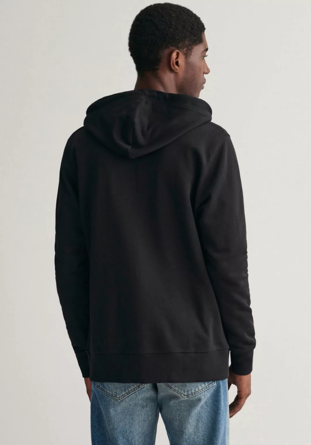 Gant Kapuzensweatjacke "REG SHIELD FULL ZIP HOODIE", mit Logostickerei auf günstig online kaufen