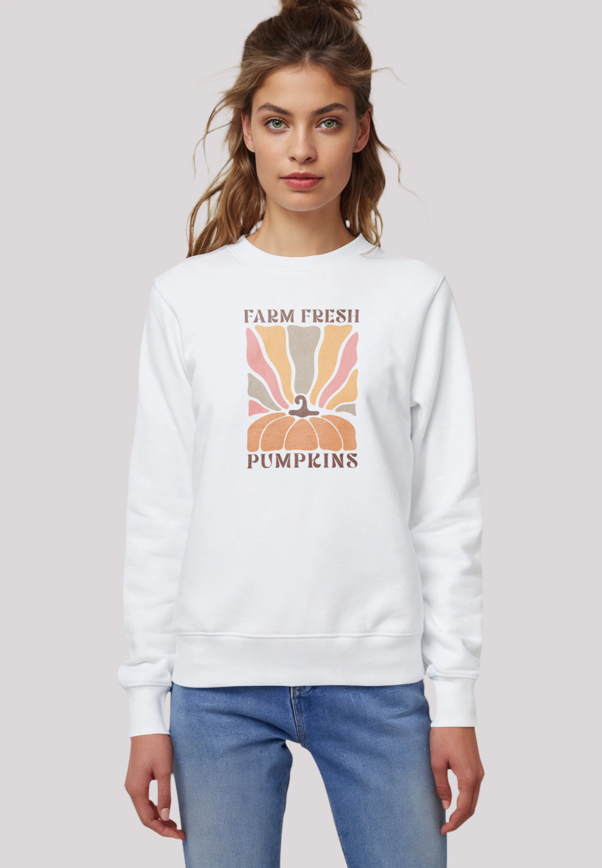 F4NT4STIC Sweatshirt "Farm fresh pumpkins", Premium Qualität günstig online kaufen