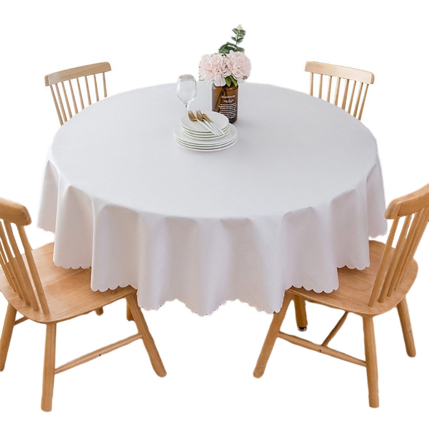 Refttenw Tischdecke Runde Tischdecke Weihnachten,indoor Tischdecken,wasser- günstig online kaufen