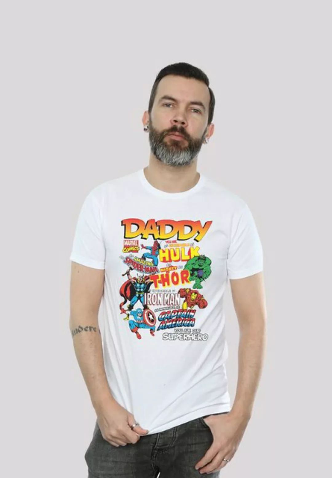 F4NT4STIC T-Shirt Marvel Comics Our Dad Superhero Print günstig online kaufen