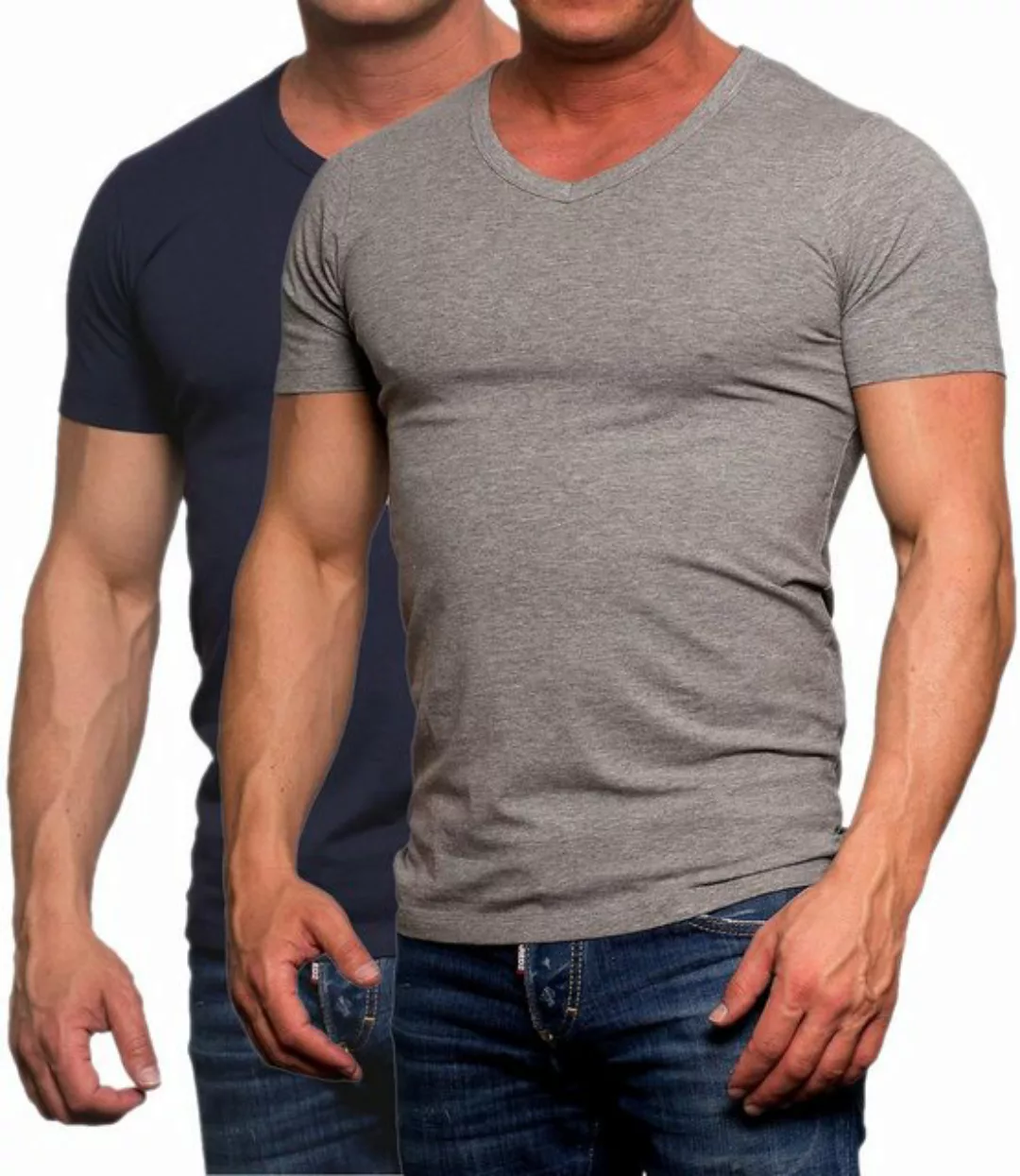 Jack & Jones T-Shirt (2er-Pack) in Unifarbe günstig online kaufen