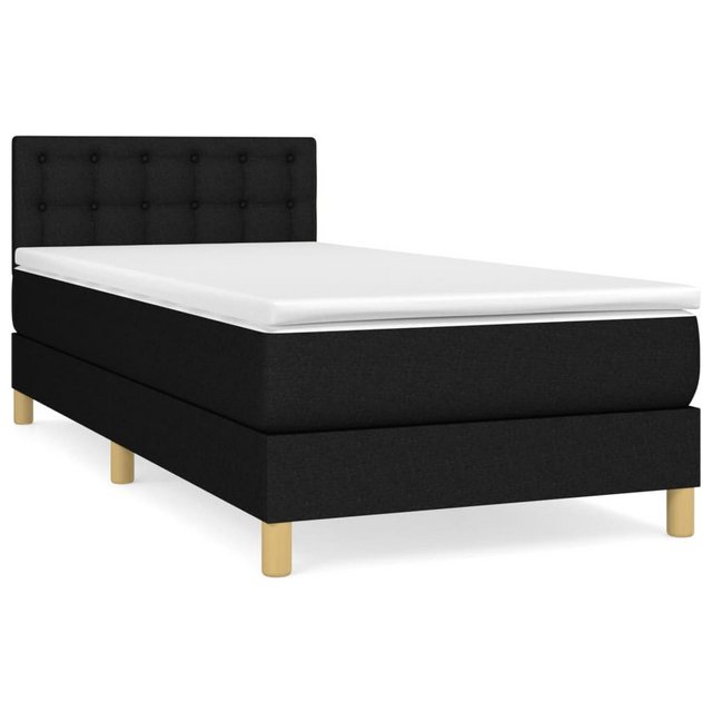 vidaXL Boxspringbett Bett Boxspringbett mit Matratze und LED Stoff (90 x 19 günstig online kaufen