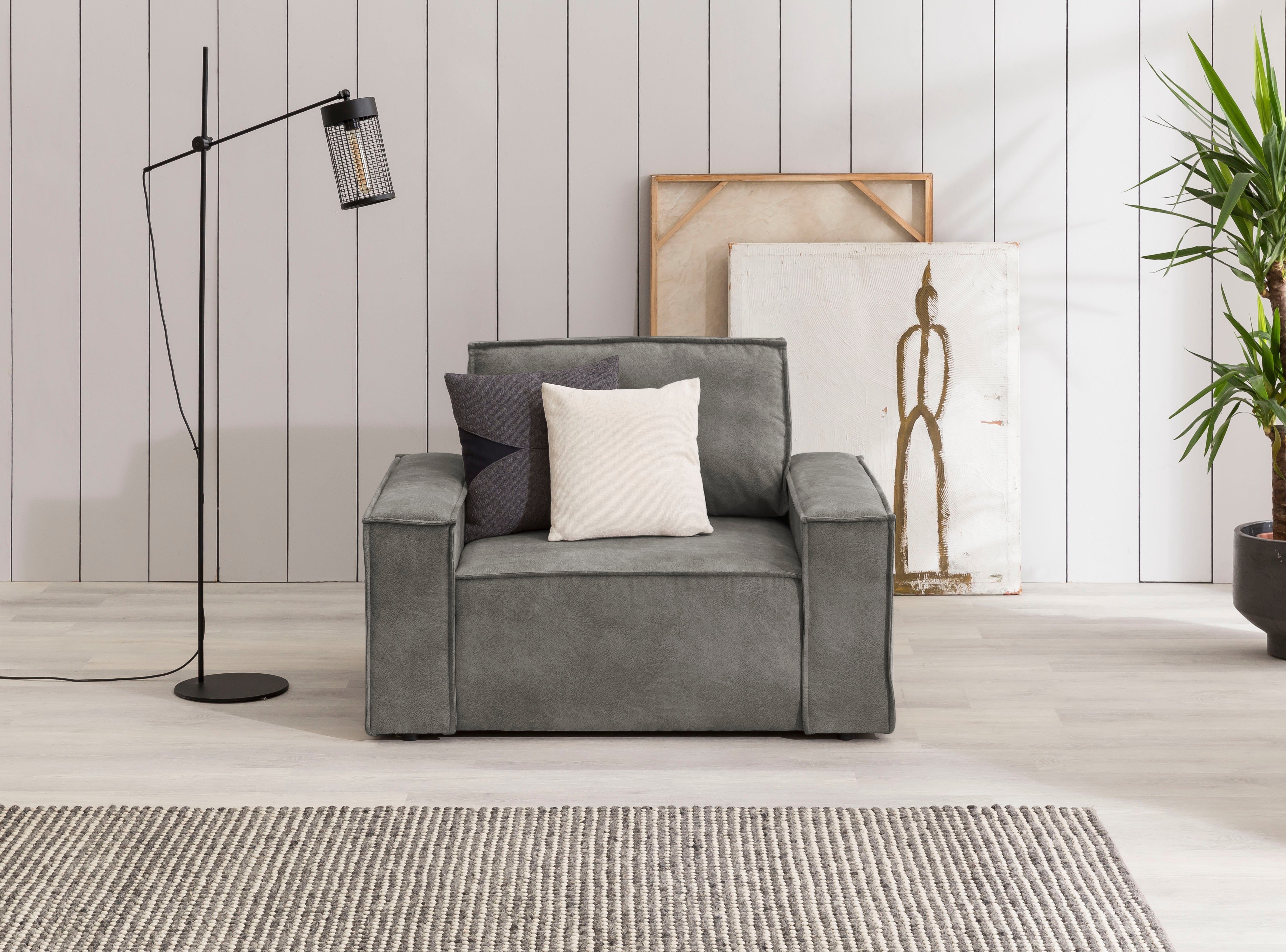 Home affaire Sessel "SHERWOOD, Love-Seat in 3 Stoffarten verfügbar", passen günstig online kaufen