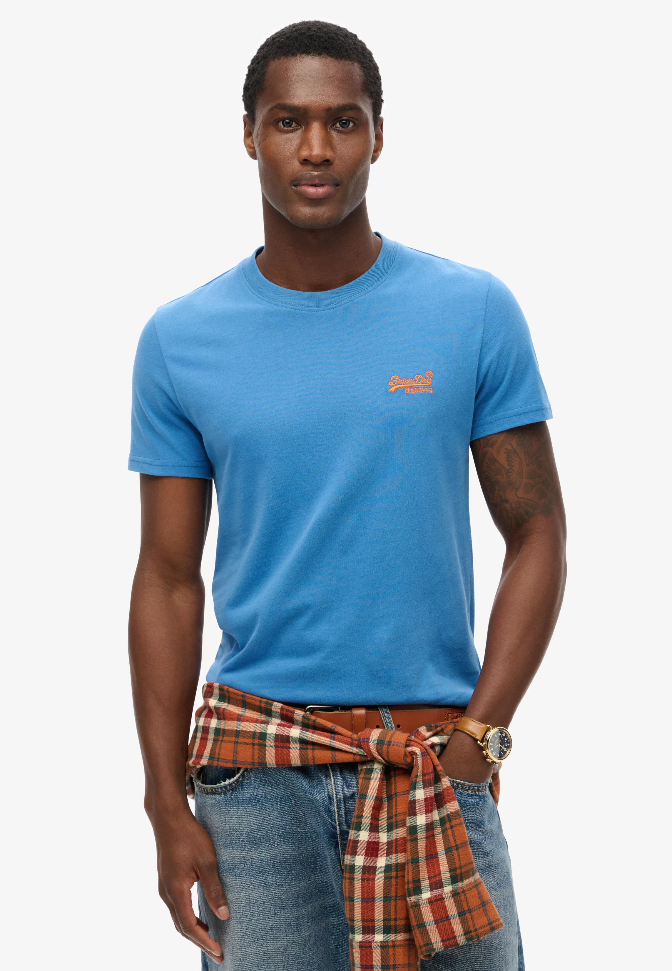 Superdry Rundhalsshirt "Organic Cotton Essential Logo T-Shirt" günstig online kaufen