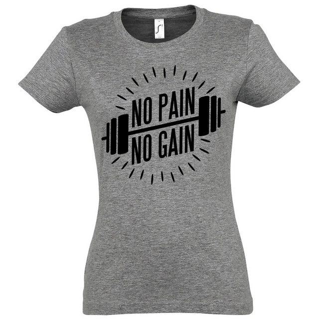 Youth Designz T-Shirt No Pain No Gain Damen Shirt mit trendigem Sport Print günstig online kaufen