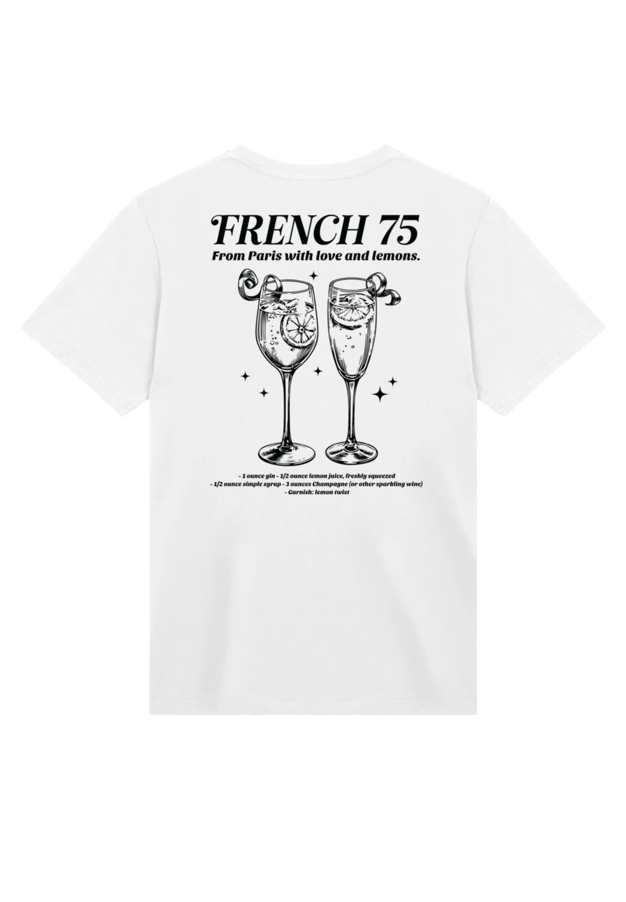 F4NT4STIC T-Shirt "French 75 From Paris With Love", Premium Qualität günstig online kaufen