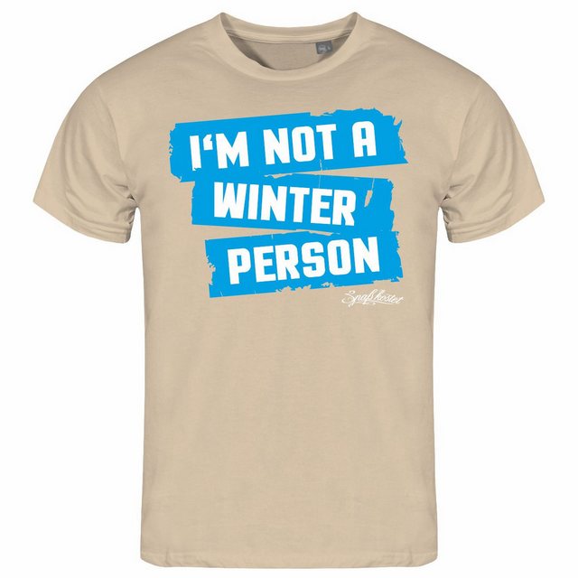 deinshirt Print-Shirt Herren T-Shirt Im not a winter person Funshirt mit Mo günstig online kaufen