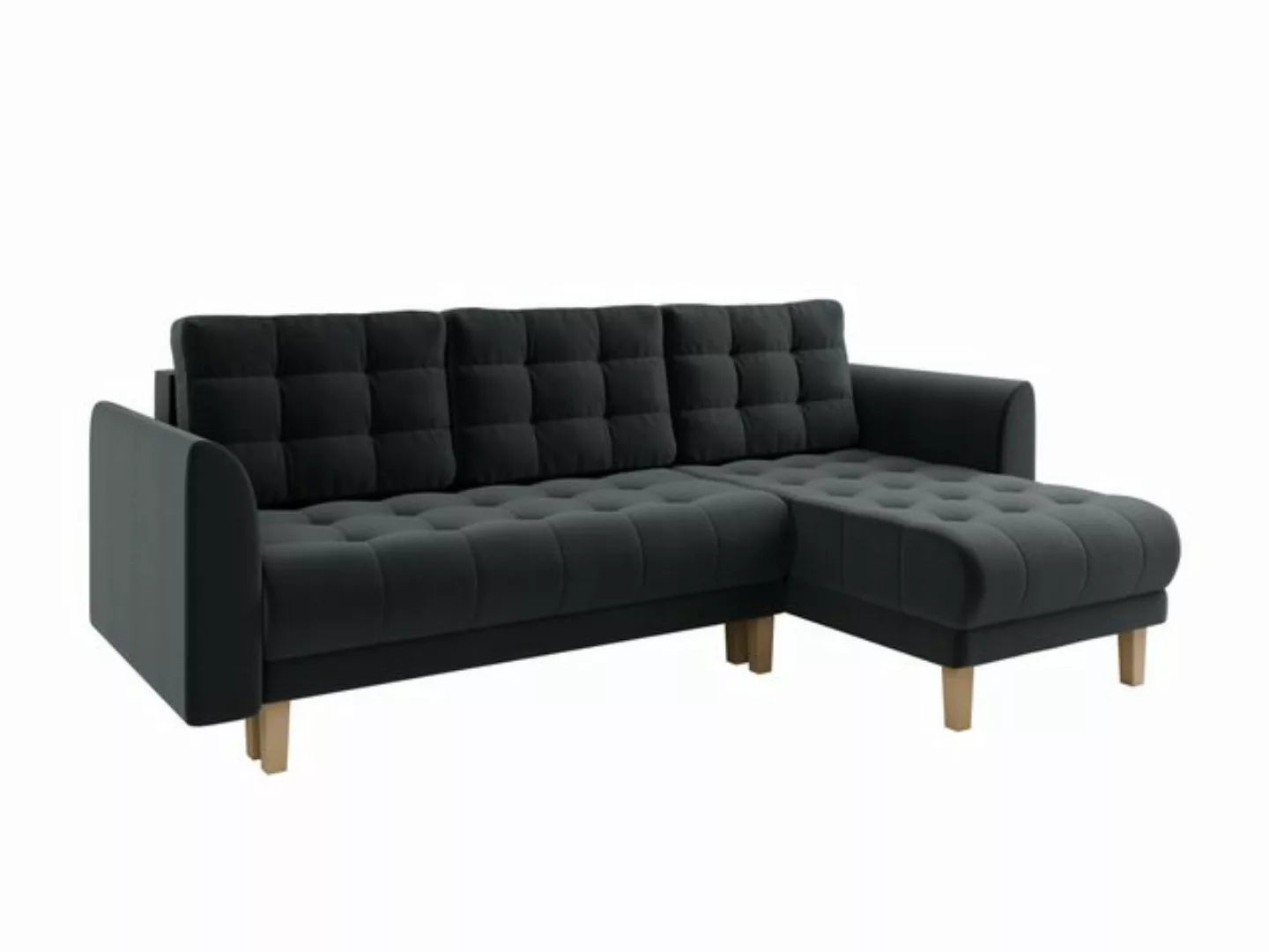 Beautysofa Ecksofa Moderne, elegante, stilvolle skandinavische Ecke SANDI, günstig online kaufen