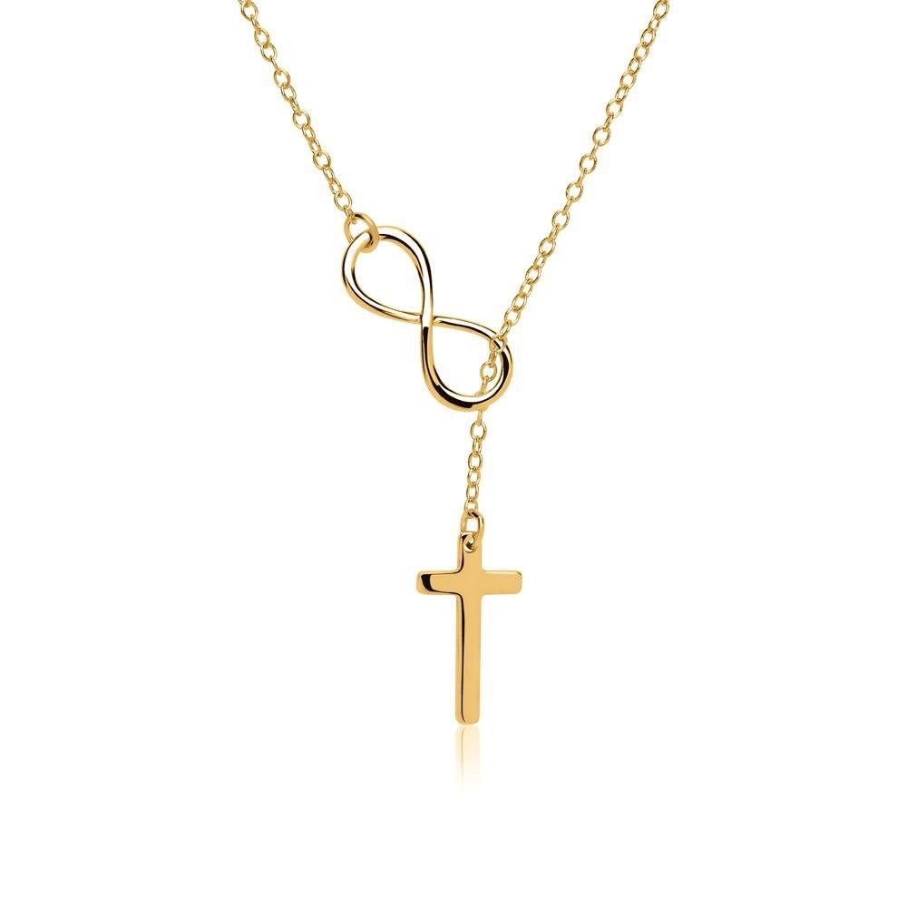 JEWLIX Silberkette JEWLIX Y-Kette Sterlingsilber vergoldet günstig online kaufen