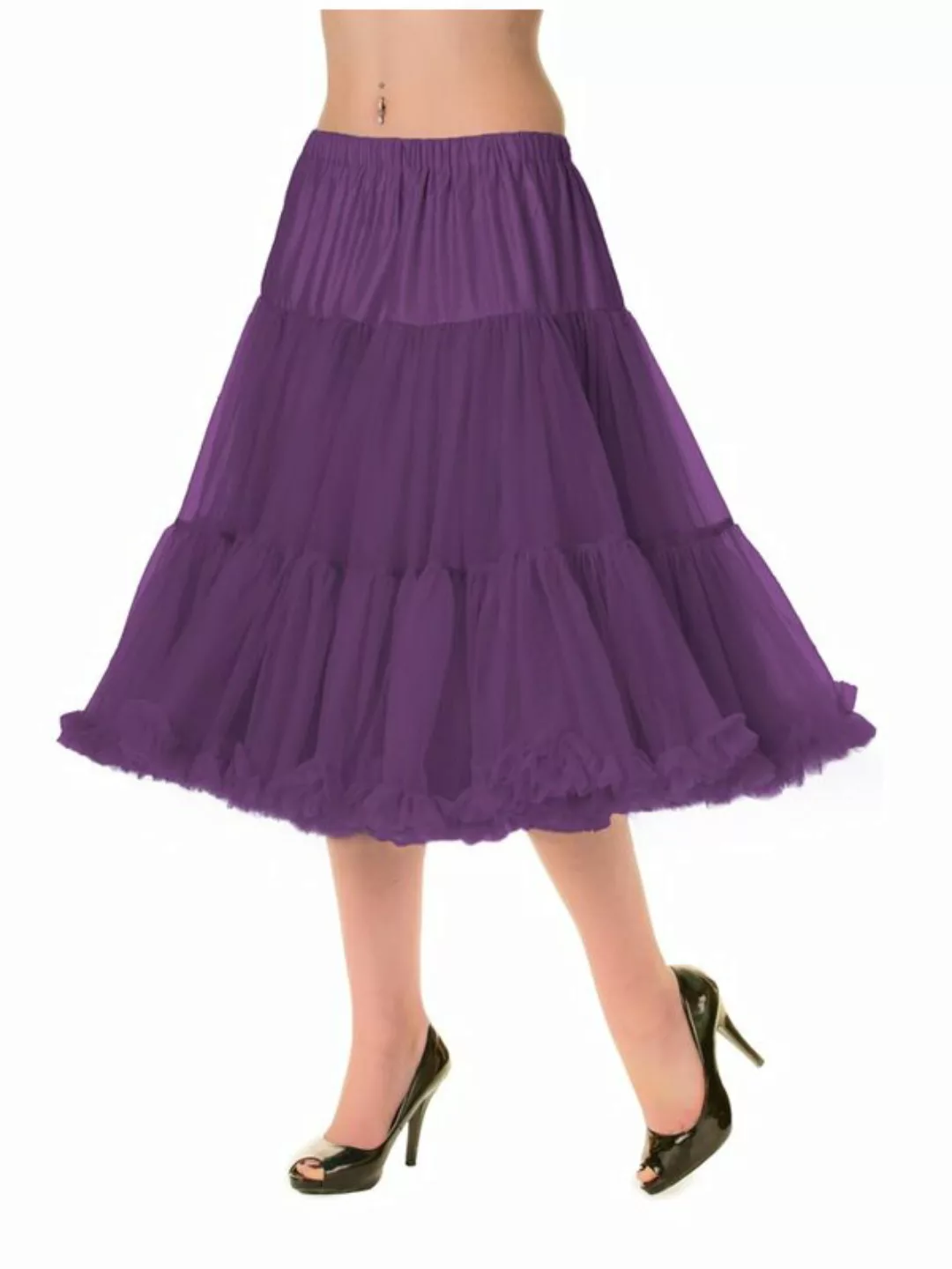 Langer Petticoat Aubergine günstig online kaufen