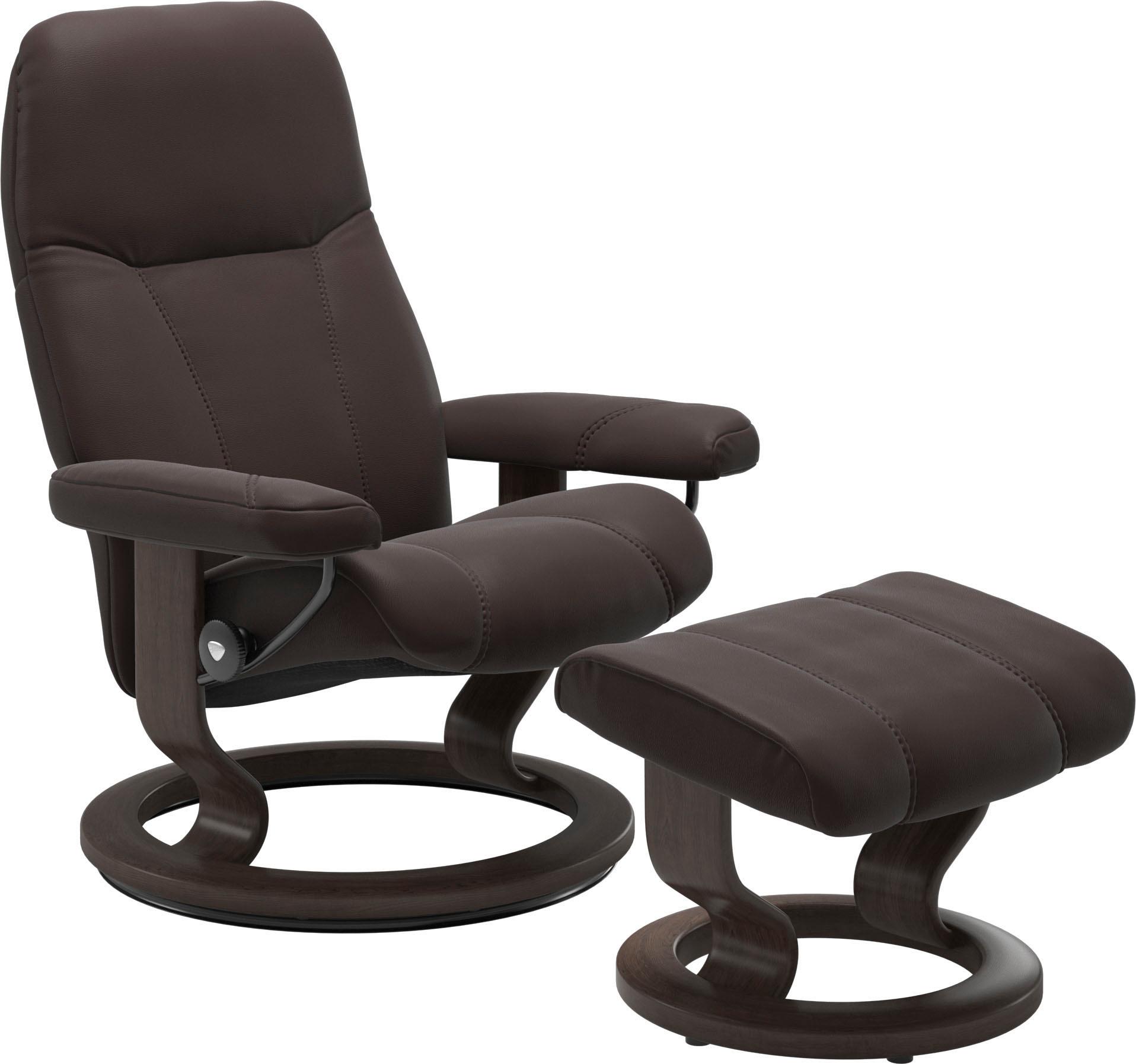 Stressless Relaxsessel "Consul", (Set, Relaxsessel mit Hocker), mit Hocker, günstig online kaufen