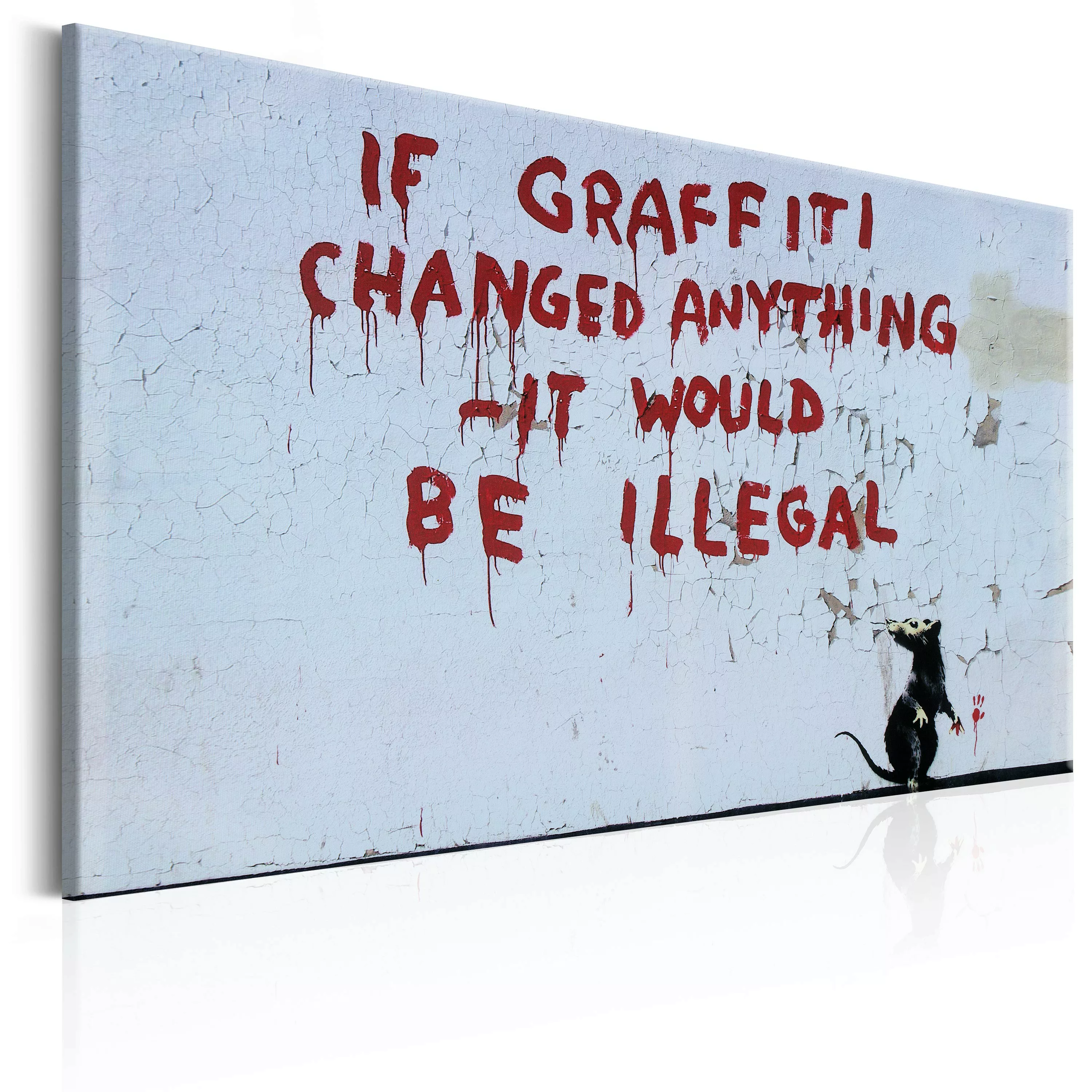 Wandbild - If Graffiti Changed Anything By Banksy günstig online kaufen