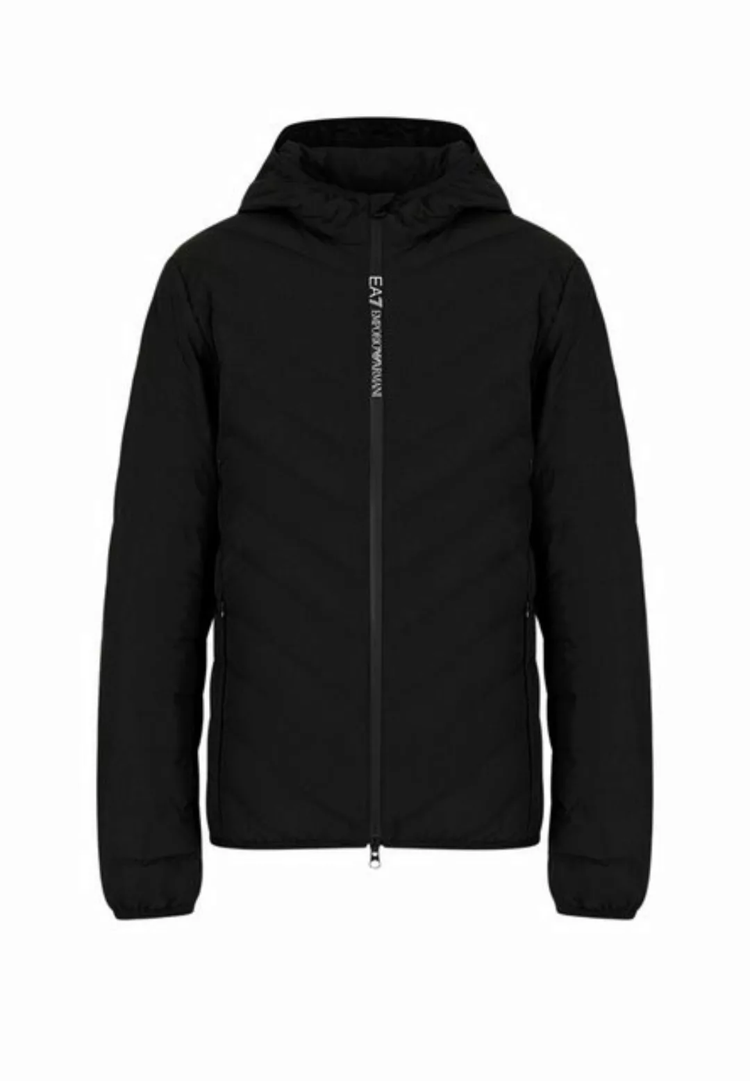 Emporio Armani EA7  Trainingsjacken Daunenjacke mit Logo und Reißverschluss günstig online kaufen