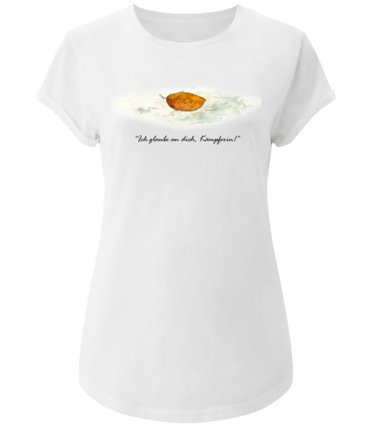 Julinapril Glaube Kämpferin · Frauen Bio T-Shirt EarthPositive günstig online kaufen