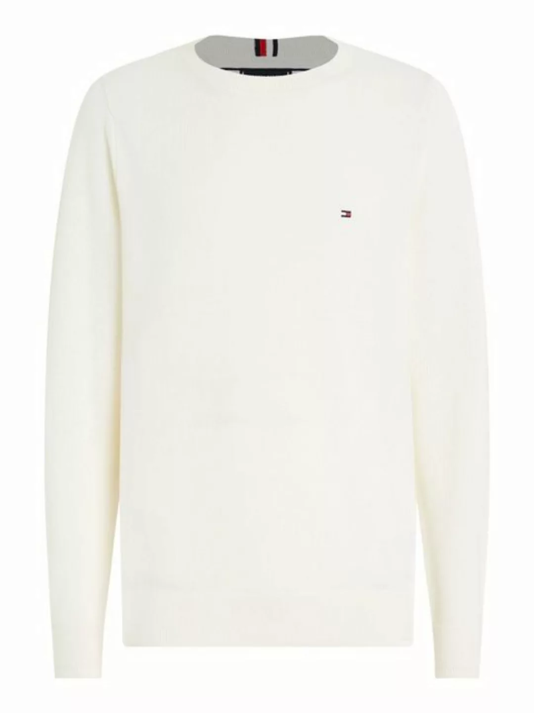 Tommy Hilfiger Longpullover CHAIN RIDGE STRUCTURE C NECK mit Rundhalsaussch günstig online kaufen