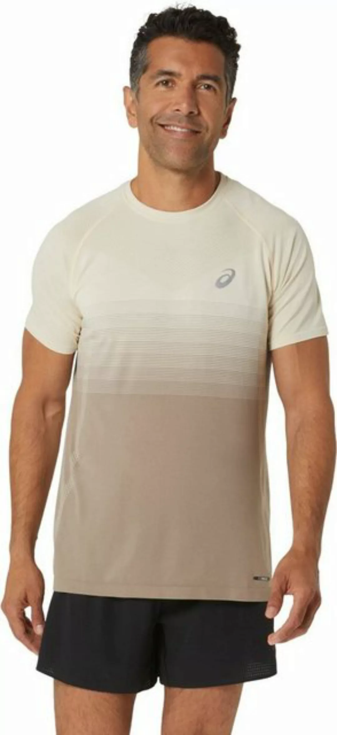 Asics Kurzarmshirt SEAMLESS SS TOP OATMEAL/MOONROCK günstig online kaufen