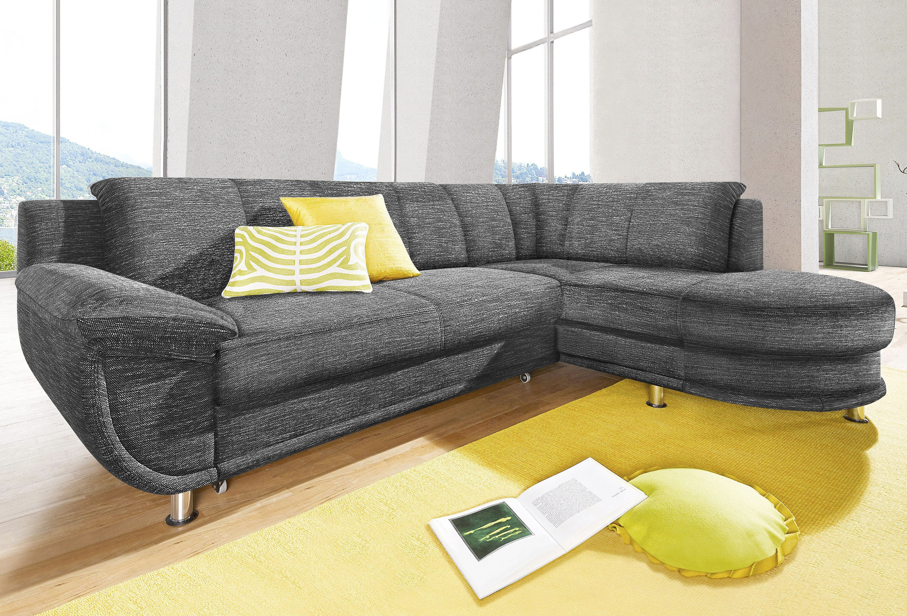 TRENDMANUFAKTUR Ecksofa »Rondo, zeitlos und elegant, bequem, L-Form«, wahlw günstig online kaufen