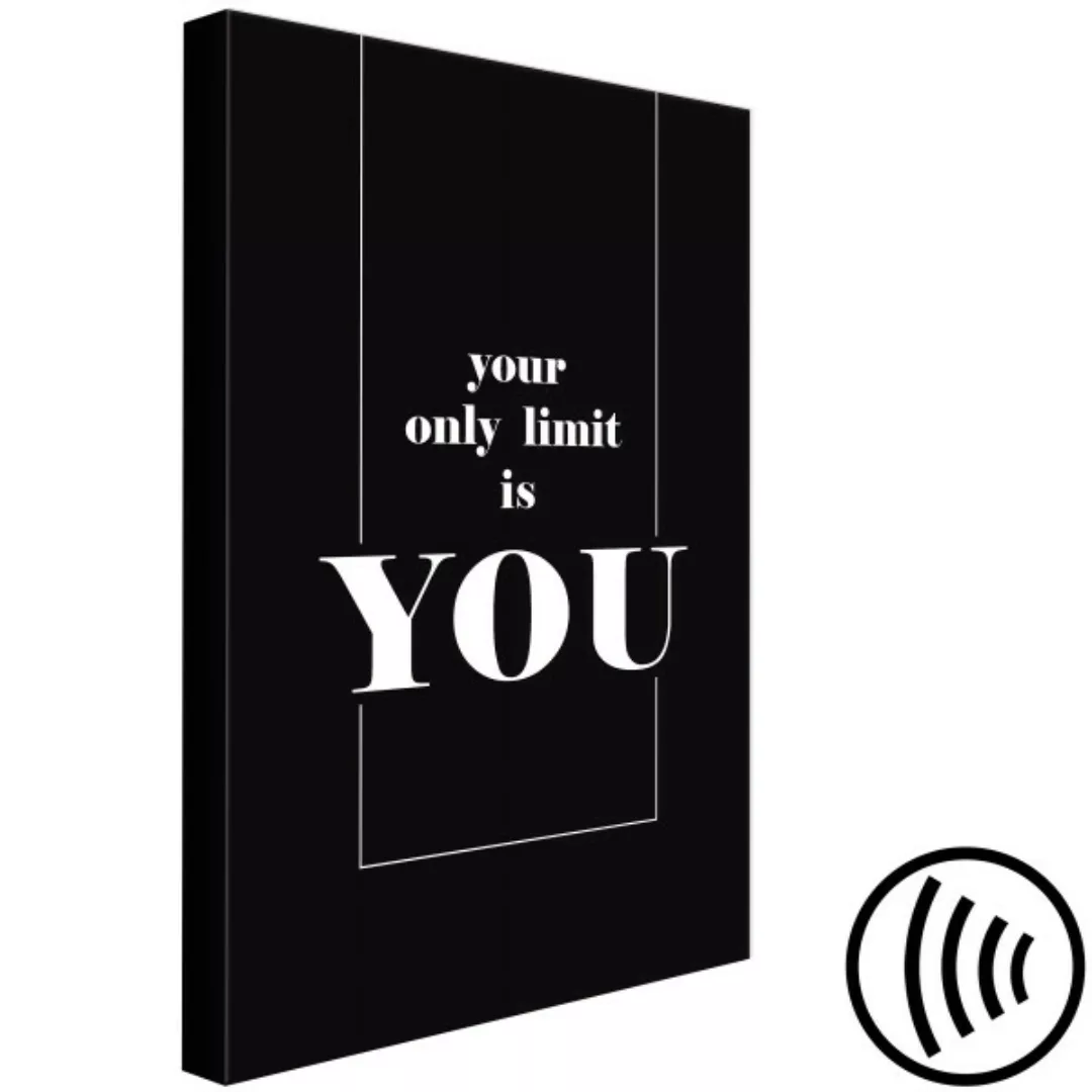 Leinwandbild Your Only Limit Is You (1 Part) Vertical XXL günstig online kaufen