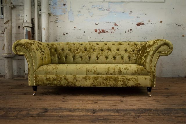 Xlmoebel Sofa Großes Sofa für 3 Personen im Chesterfield-Stil mit Polsterun günstig online kaufen