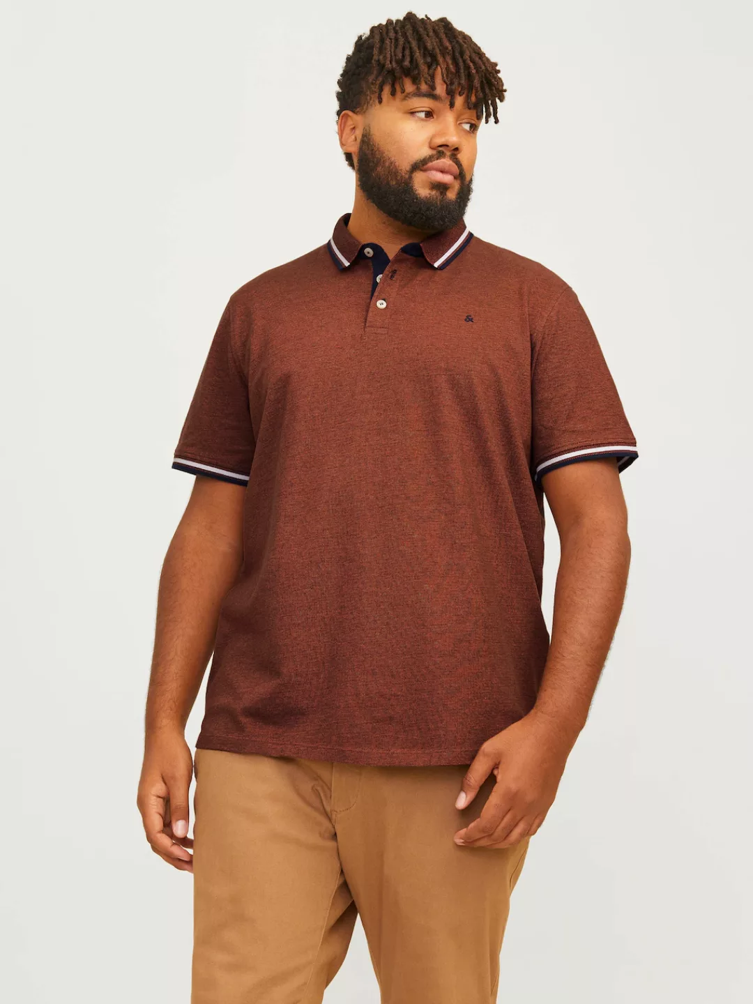 Jack & Jones Herren Poloshirt JJEPAULOS - Relaxed Fit Plussize günstig online kaufen